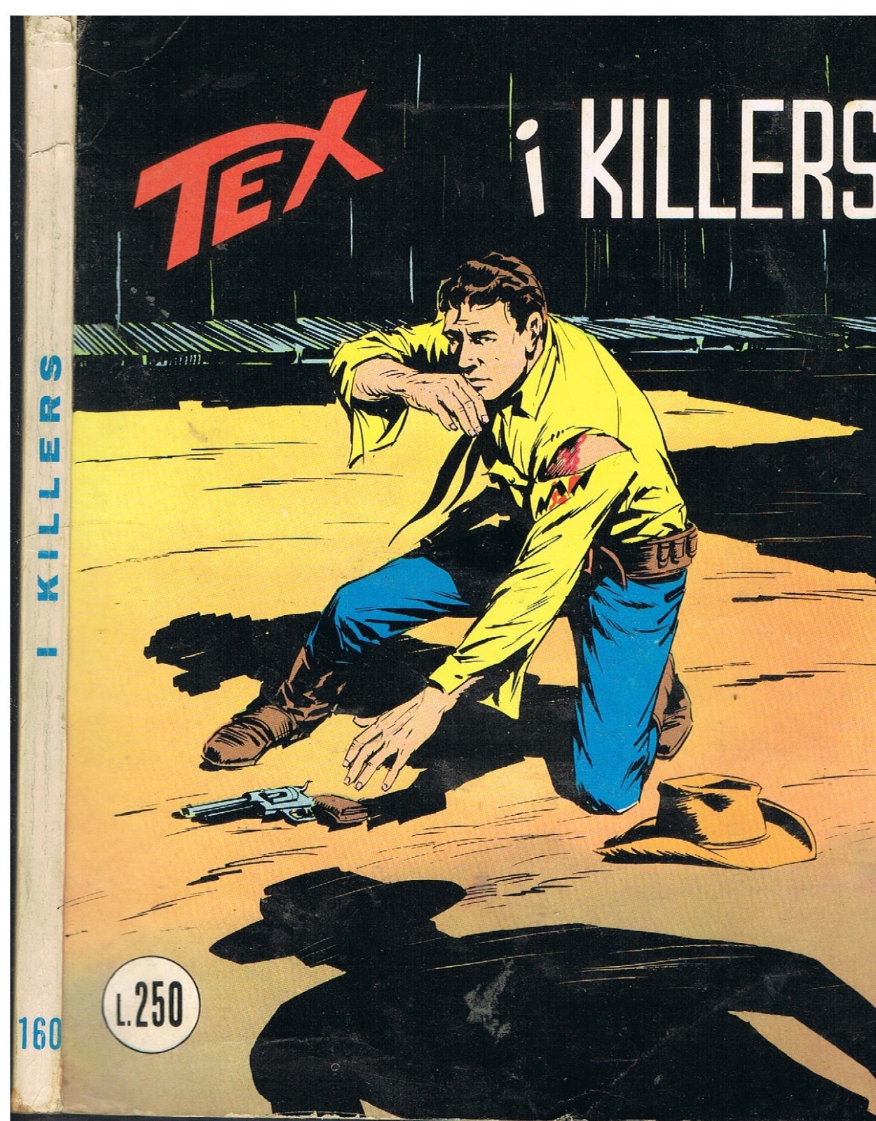 TEX 160_ORIGINALE_in 1°ediz. da Lire 250_Ed.Araldo_Febbraio 1974_Autorizz.2926