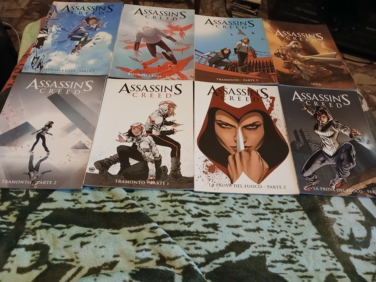 Panini Comics Assassin's Creed lotto 8 volumi fumetti/graphic novel (2016) ITA