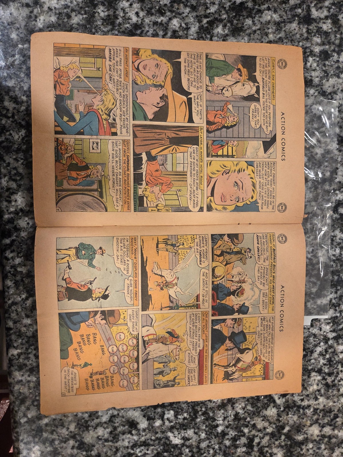 Vintage 1961 DC Action Comics #274 Superman Lois Lane superpoteri invertititi