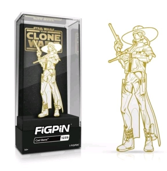 Star Wars The Clone Wars: Cad Bane #1259 FiGPiN White Version New In Box LE 1000