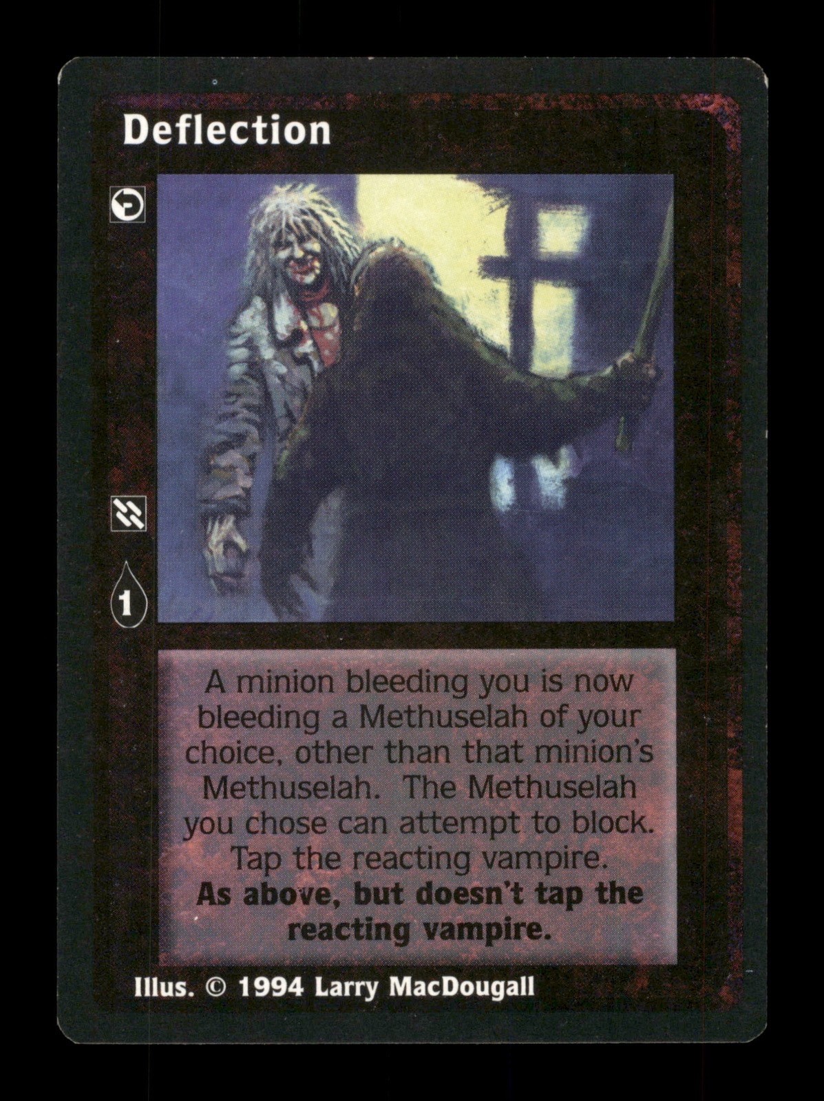 Deflection Larry MacDougall 1994 Jyhad  Trading Card TCG