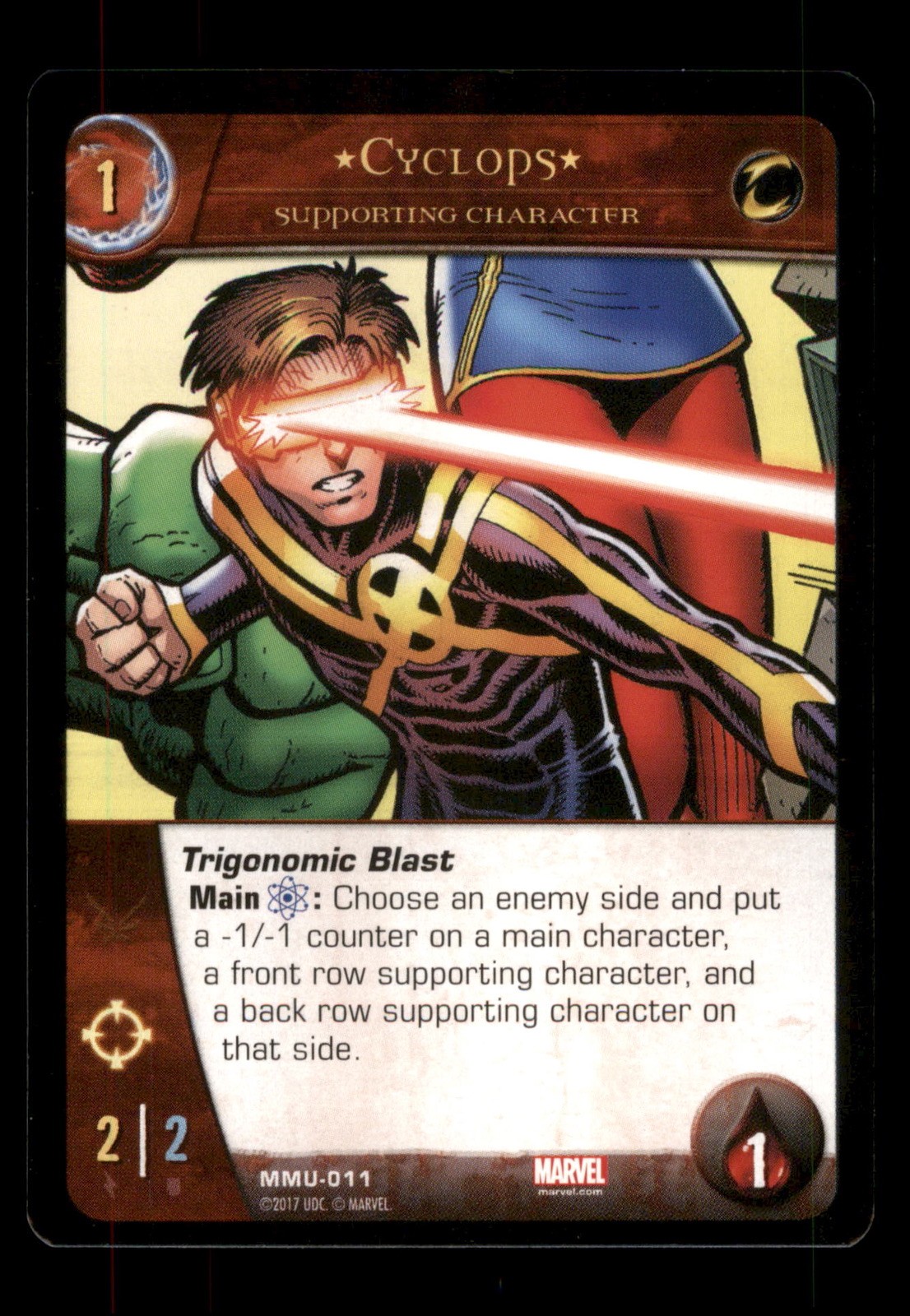 Cyclops Champions MMU-011 Monsters Unleashed  VS System Trading Card TCG CCG