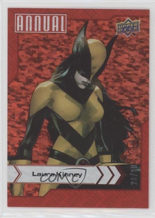 2022-23 Upper Deck Marvel Annual Red /90 Laura Kinney #100 0ih4
