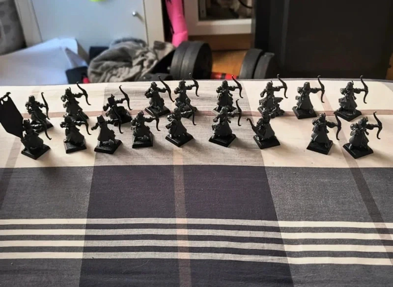 19 high elf plastic archers