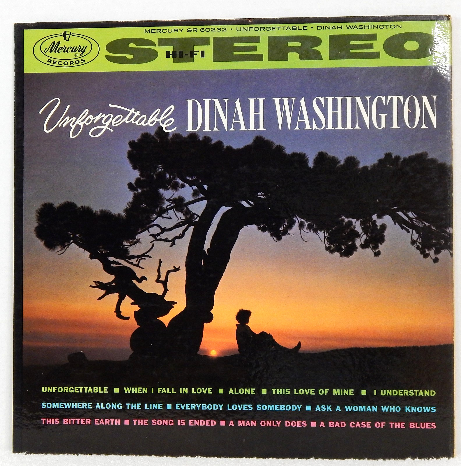 Dinah Washington – Unforgettable - 1960 Mercury Jazz Blues Soul Vinyl LP Record