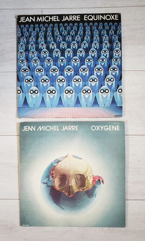 Lot 2 vinyles 33t lp de Jean-Michel Jarre Équinoxe Oxygène