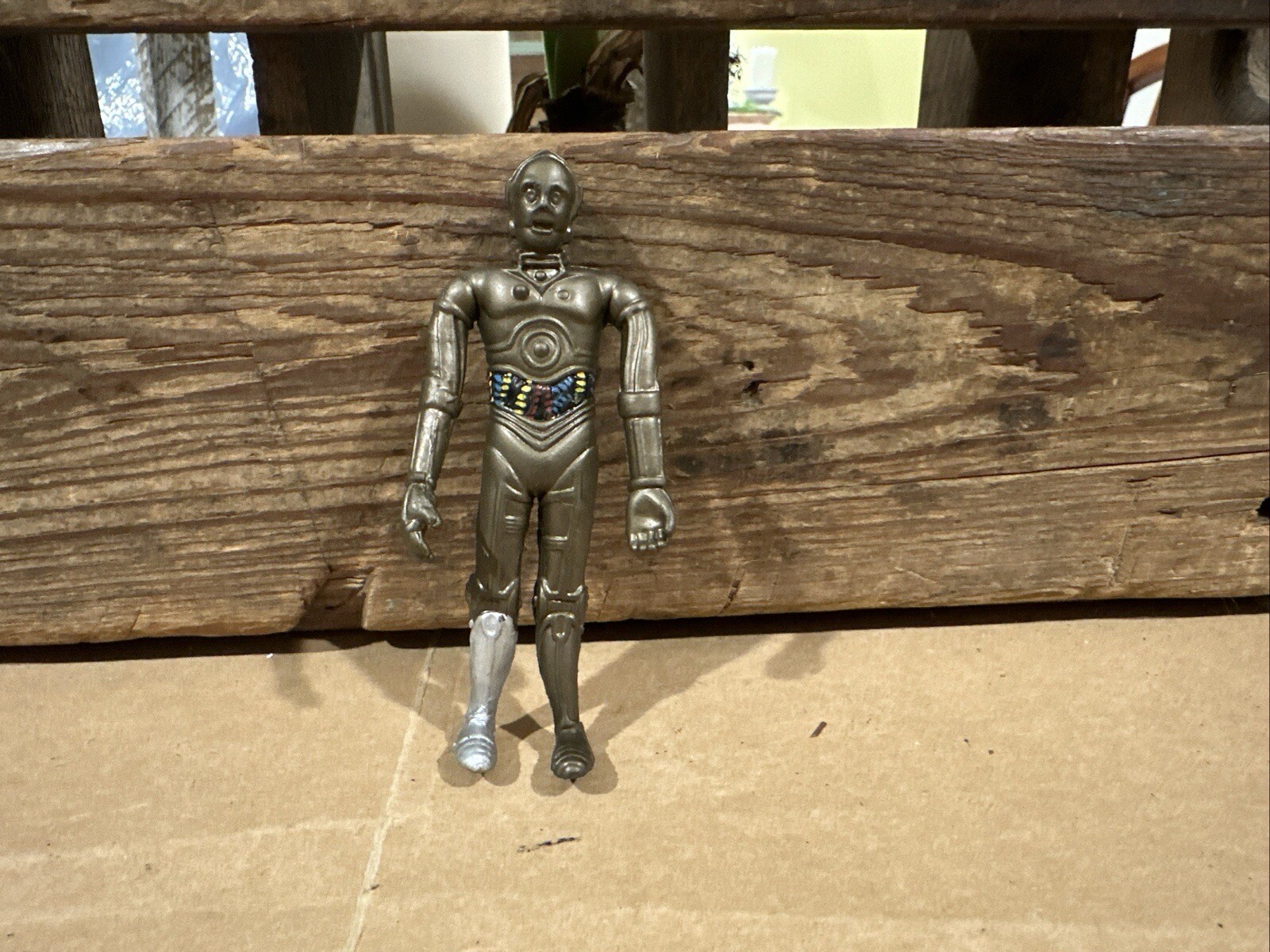 Vintage Star Wars BendC-3PO Bendable Figure Just Toy 1993 Flexible Silver Leg