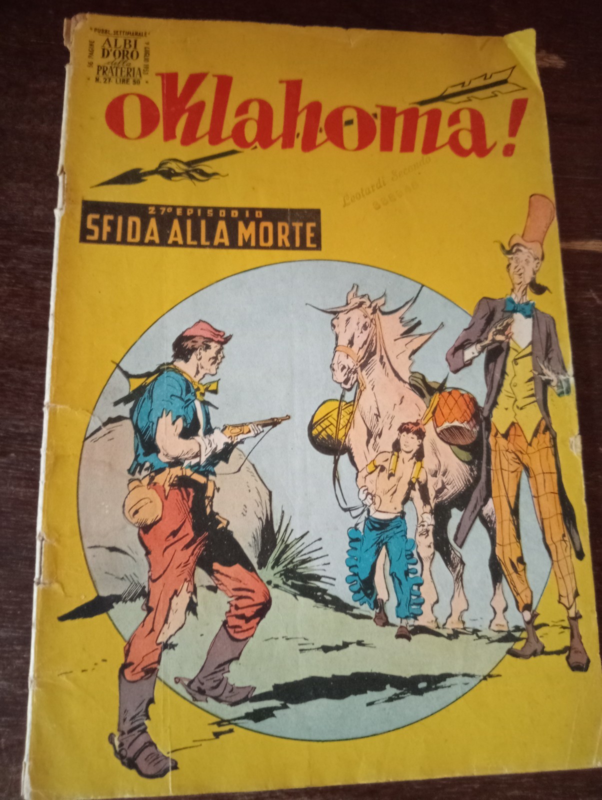 OKLAHOMA ed. Mondadori 1953 Albi d'Oro Prateria n.27