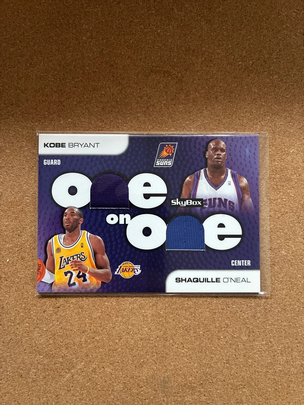Kobe Bryant & Shaquille O‘Neal Game Used Dual Jersey Los Angeles Lakers