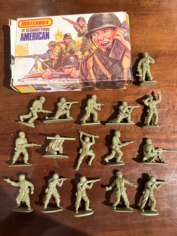 Soldatini vintage Matchbox american anni 70