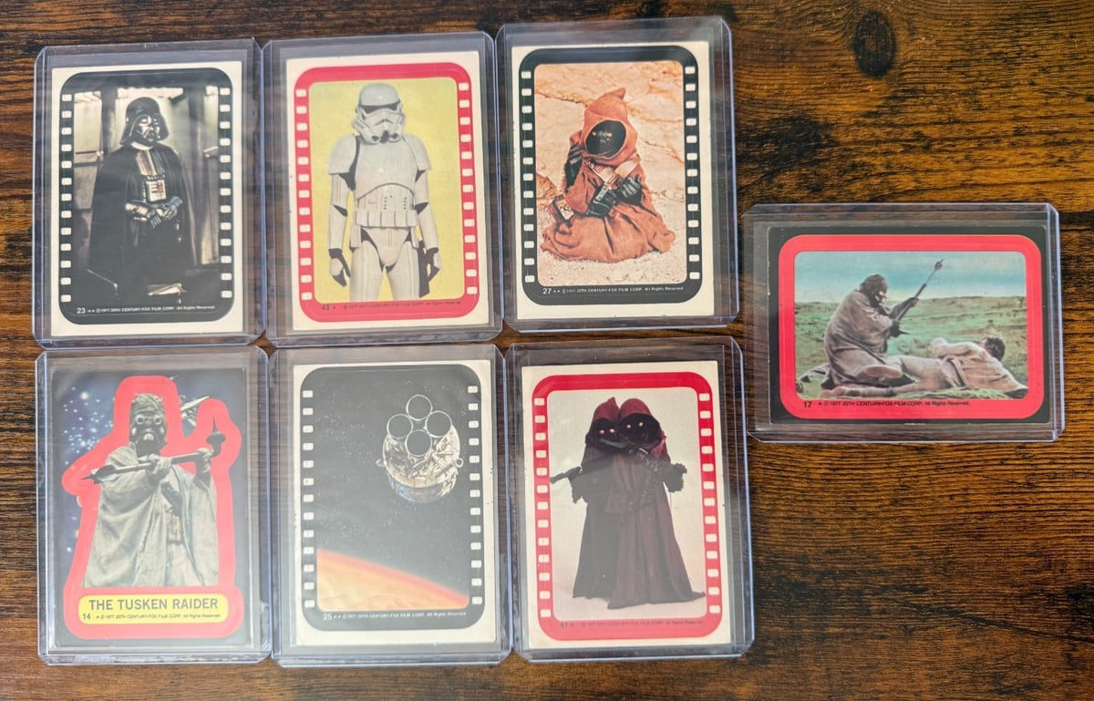 STAR WARS - LOTTO 7 CARTE - DARTH VADER