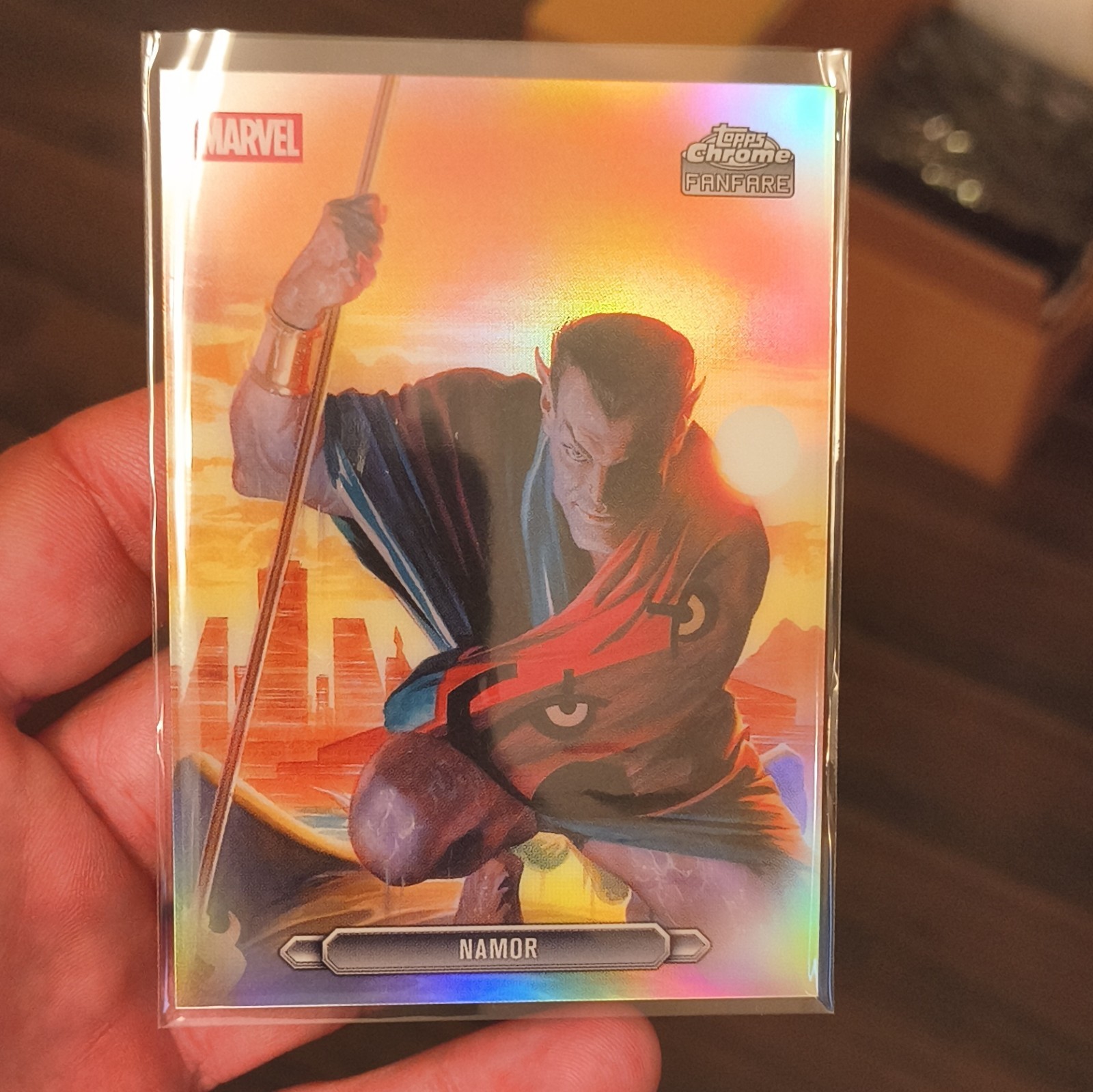 Topps 2026 Chrome Marvel Comics Fanfare Insert Namor FF-31 Non-Sport Card
