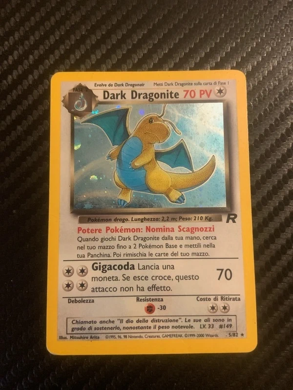 Dark Dragonite Team Rocket 5/82 ita