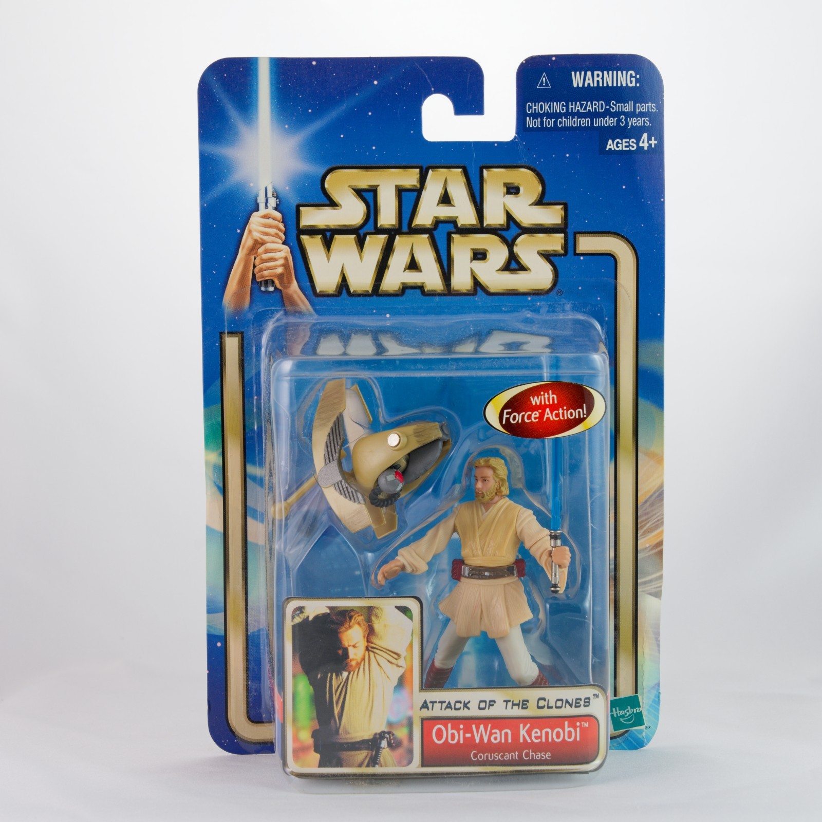 Star Wars Attack of the Clones Obi-Wan Kenobi Coruscant Chase #03 Action Figure