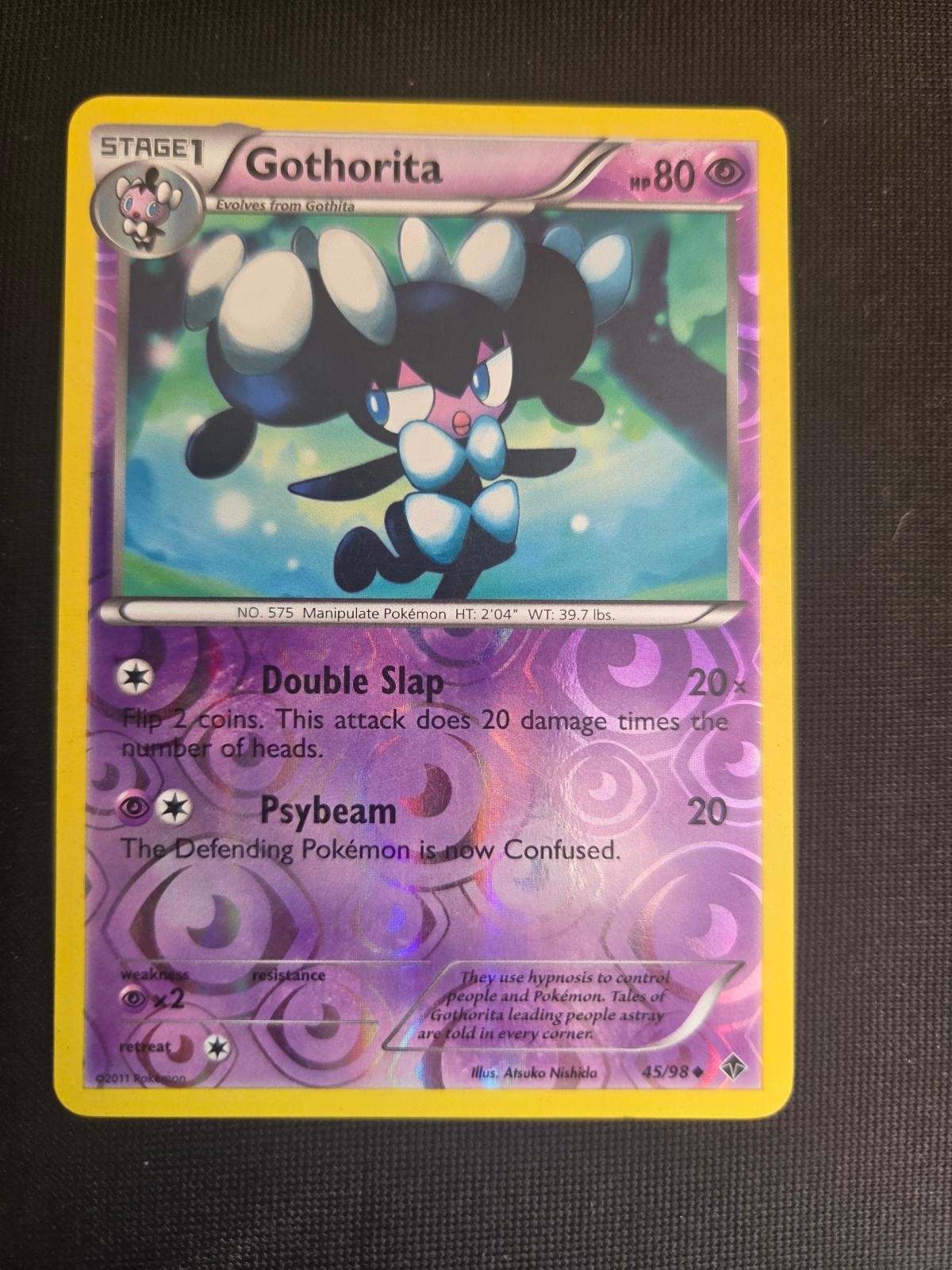 Gothorita 45/98 Uncommon Emerging Powers Pokemon Reverse Holo NM