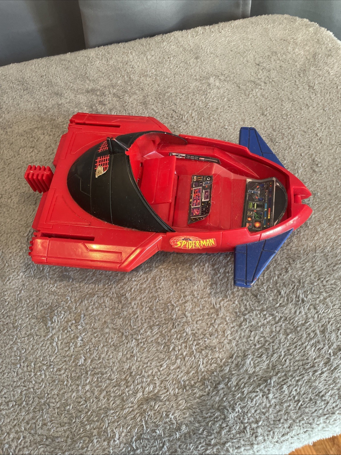 Nave spaziale Marvel Spiderman 1995 manca il pezzo superiore