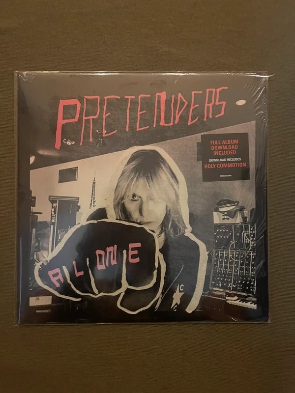 Pretenders Alone 33 rpm vinyl lp album record