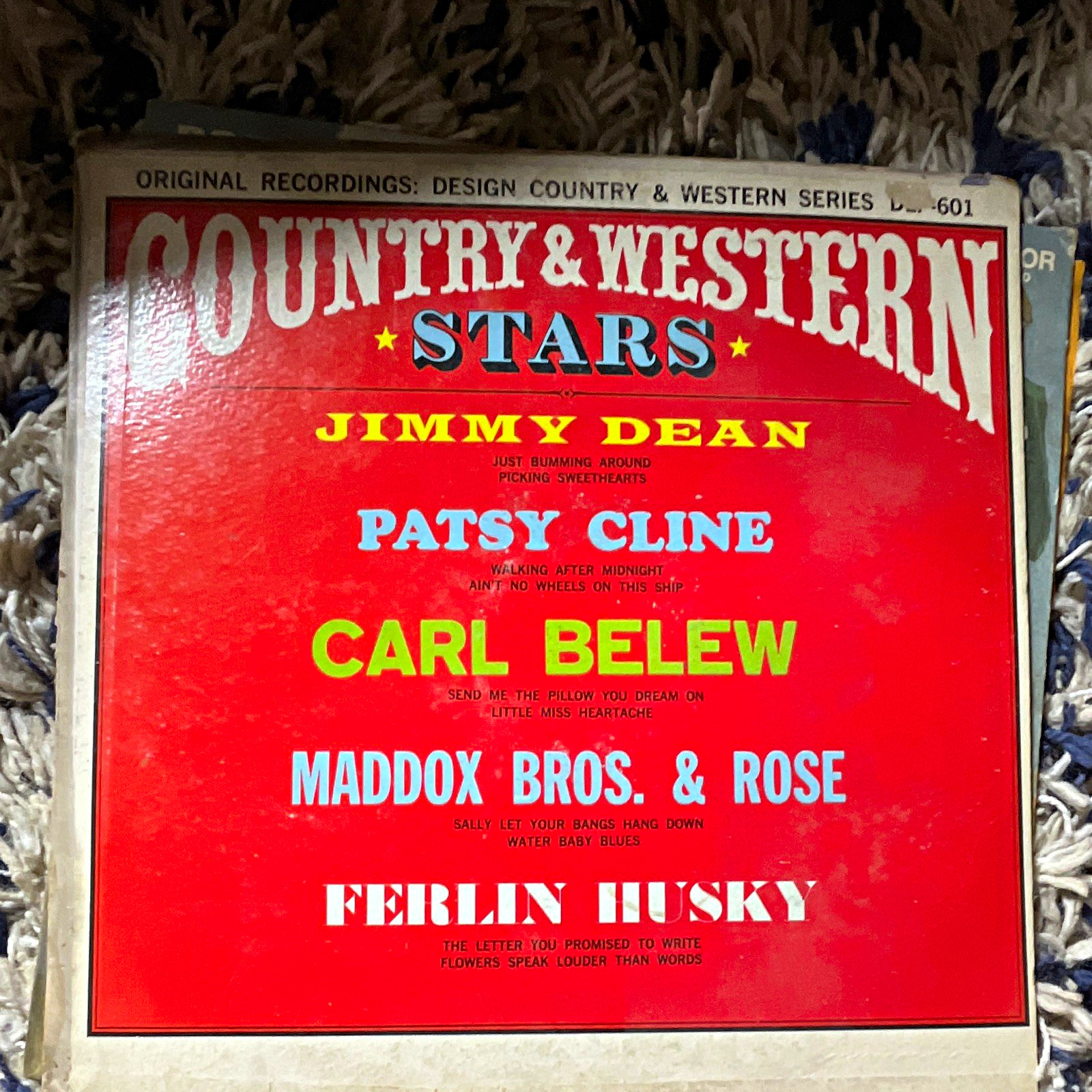 Pickwick Country & Western Stars LP Vinyl Stereo 33RPM 12" DLP-601 1963