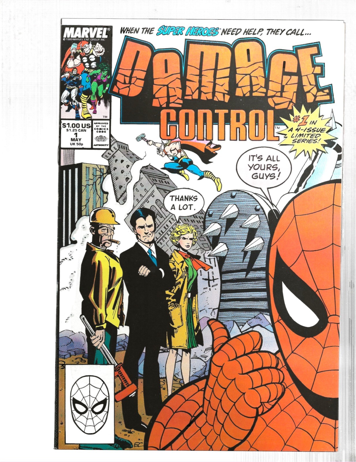 Damage Control 1 (1989)  1ST APPEARANCE !!!