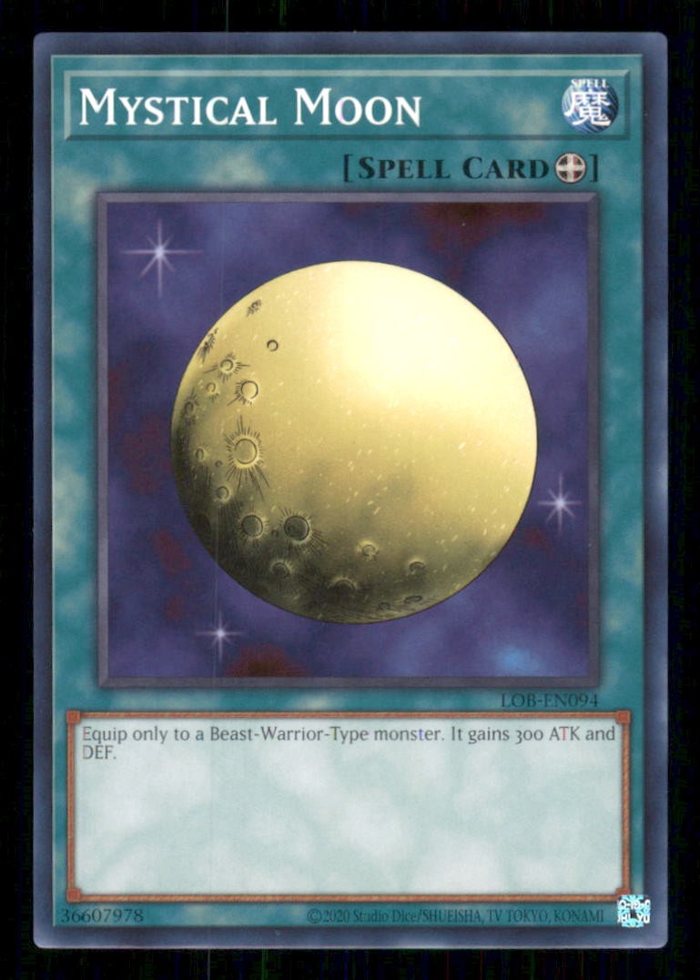 Mystical Moon LOB-EN094 (Edizione 25° Anniversario) Yu-Gi-Oh Unlimited NM