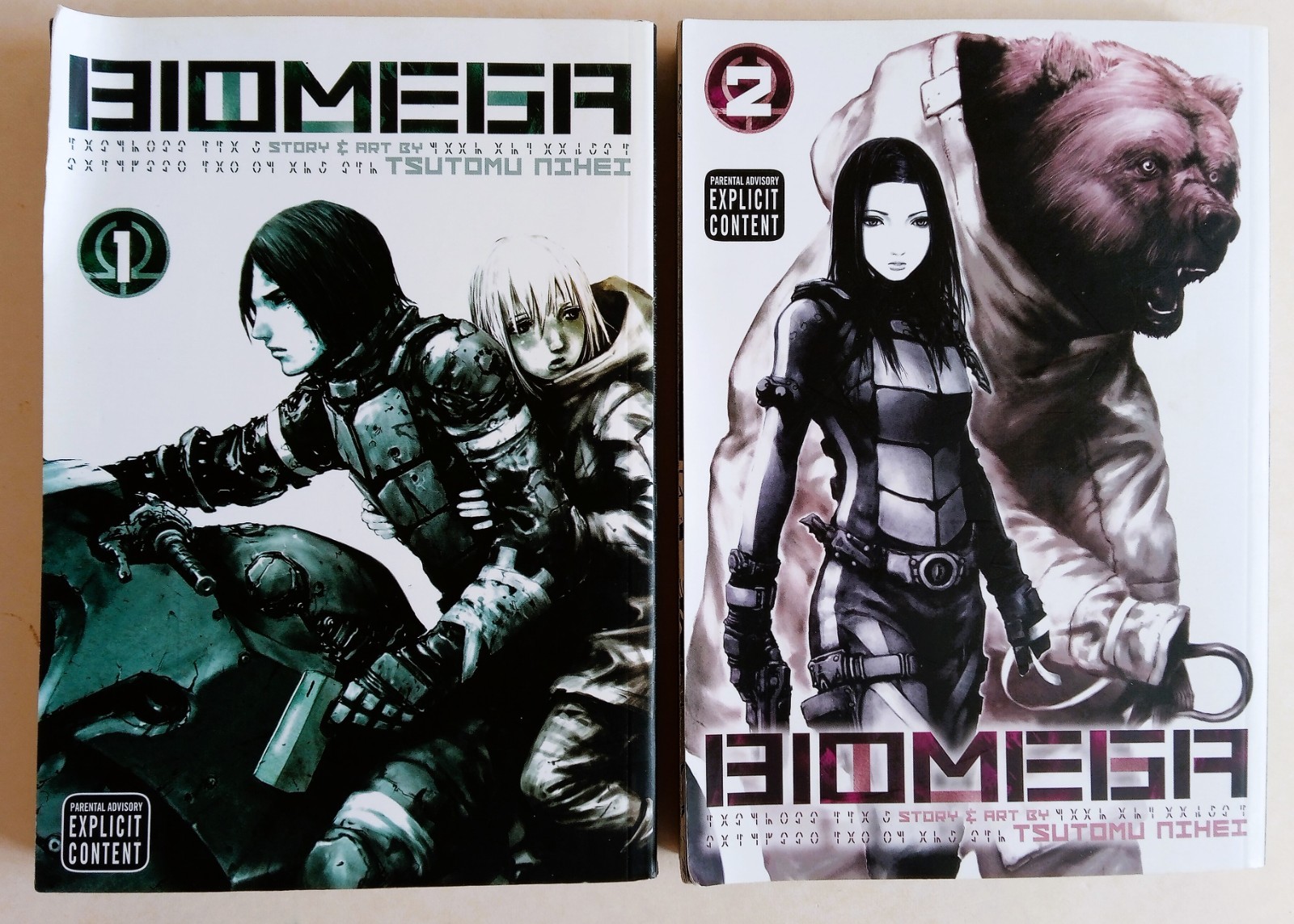 Biomega English Manga Volumes 1&2 (Viz Media)