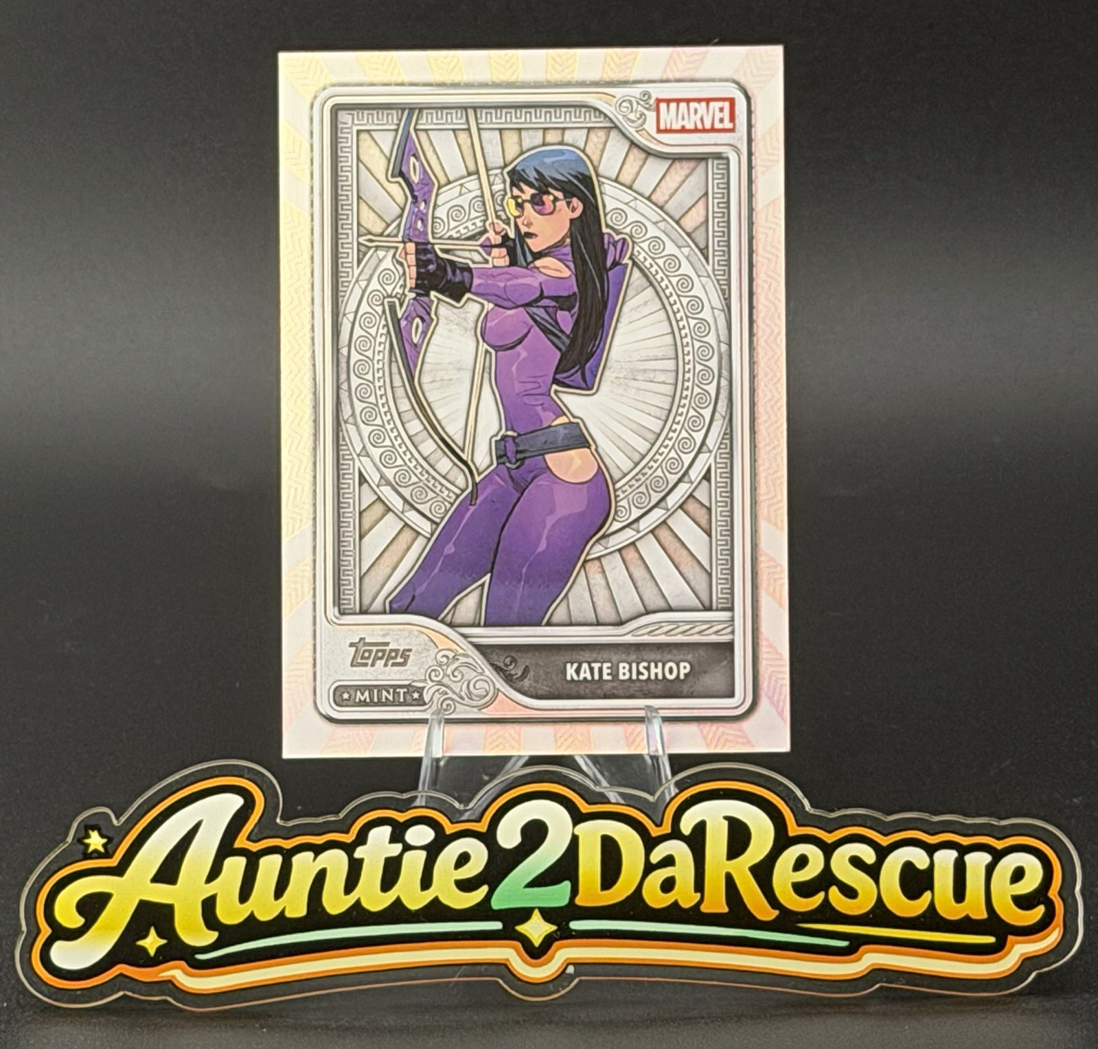 2026 Topps Mint Marvel In Marvel We Trust Kate Bishop #70 Silver Card