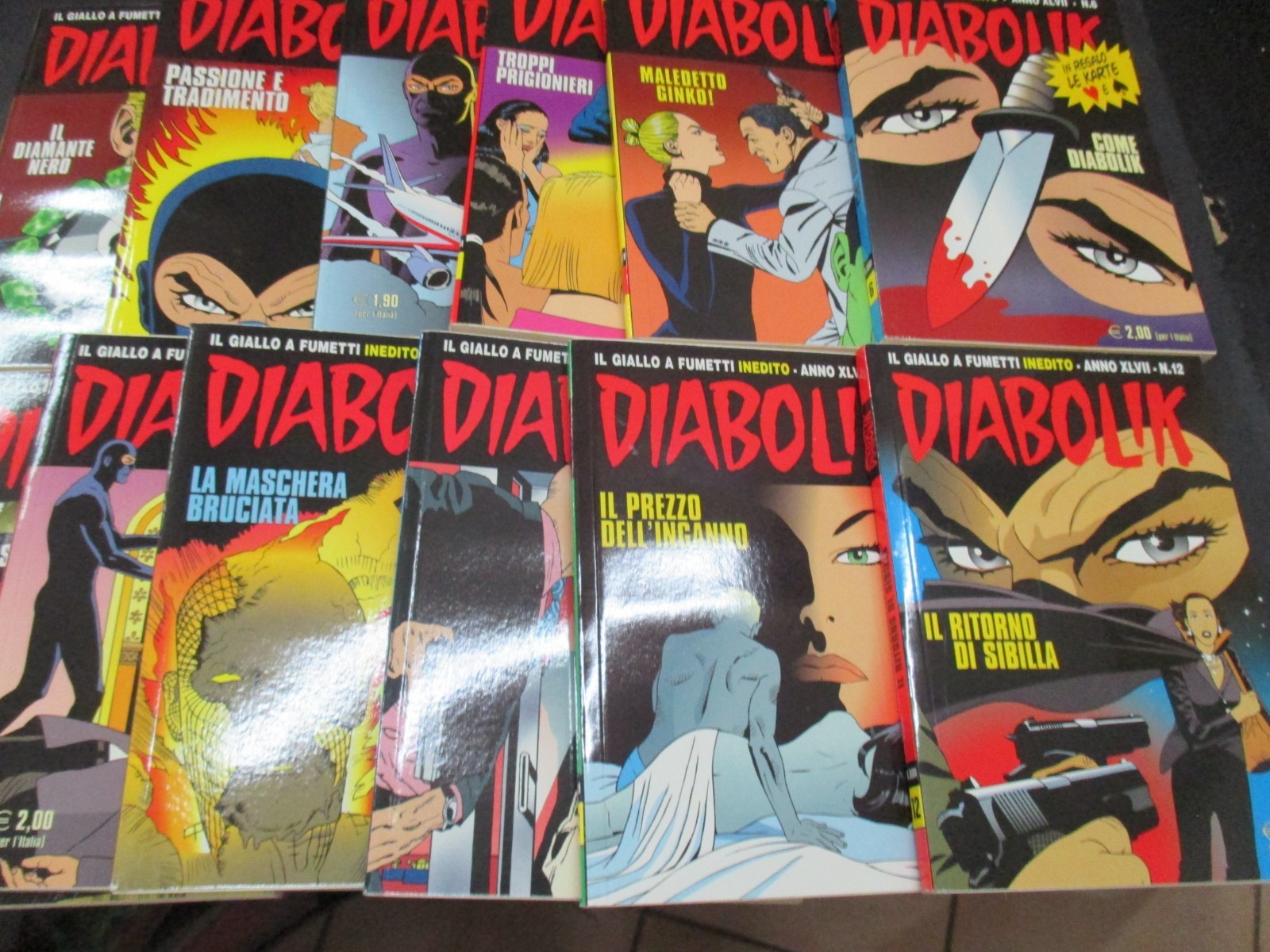 DIABOLIK ANNO XLVII 2008 1/12 - ANNATA COMPLETA