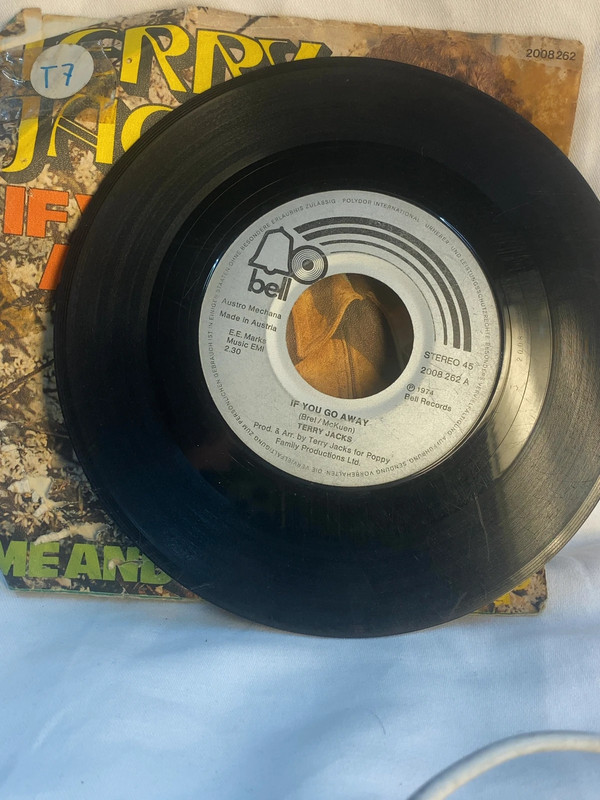 Terry Jacks - If You Go Away / Me And You - 7" Vinyl Single (1974)