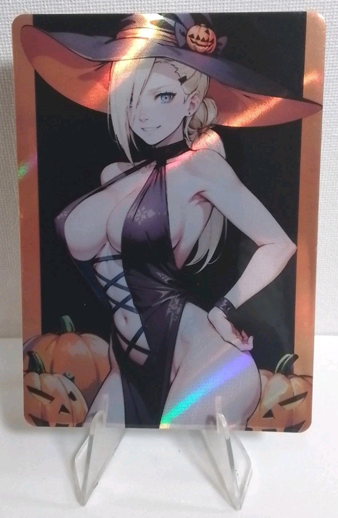 Ino Yamanaka - Naruto Holo Lewd Anime Carta Doppia Faccia AGC CCG