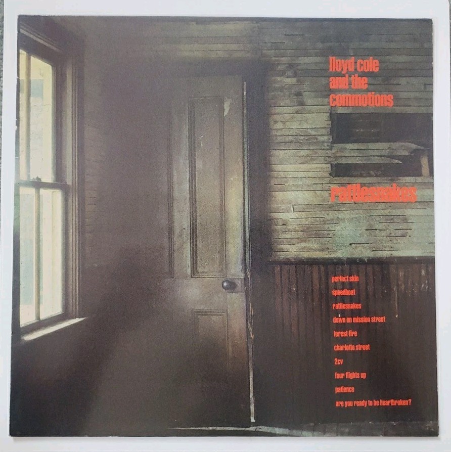 LLOYD COLE AND THE COMMOTIONS-RATTLESNAKES 12" LP Album, Vinyl Is NM 