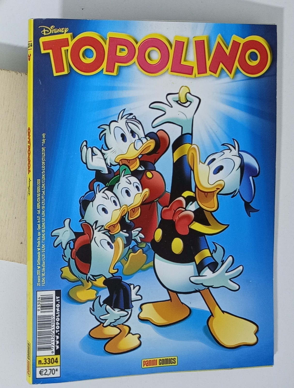 I154044 TOPOLINO Libretto n. 3304 - Panini 2019