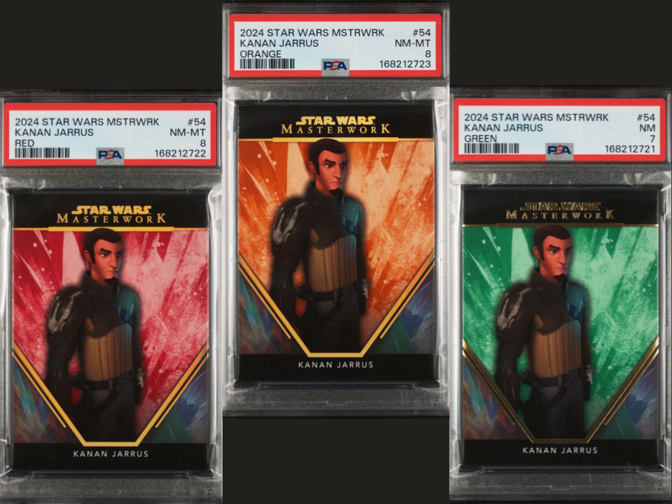 KANA JARRUS 2025 Star Wars Masterwork RAINBOW ORANGE /10 RED /25 GREEN /99 ALL 3