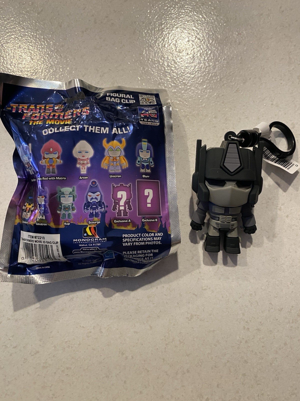Transformers The Movie Borsa Personaggio Clip Dead Optimus Prime Esclusiva Un Monogramma