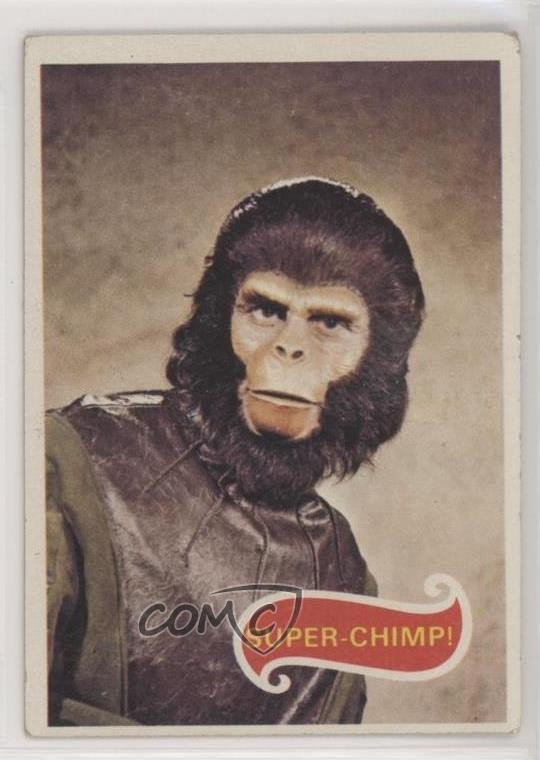 1975 Topps Il pianeta delle scimmie Roddy McDowall Super-scimpanzé! #66 0j8f