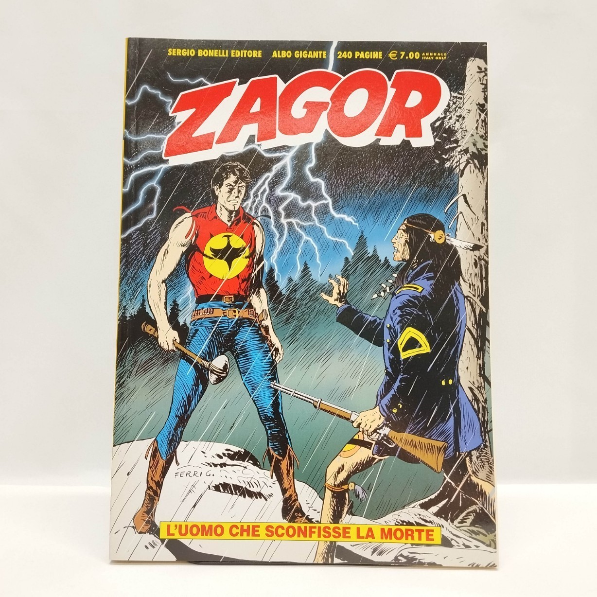 ZAGOR GIGANTE N 2 - L'UOMO CHE SCONFISSE LA MORTE - EDICOLA BONELLI 2012 [BE-03]