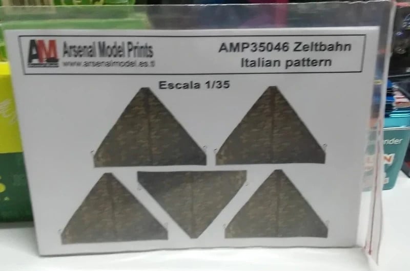 Zeltbahn Camuflage Italiano. Arsenal Model 1/35
