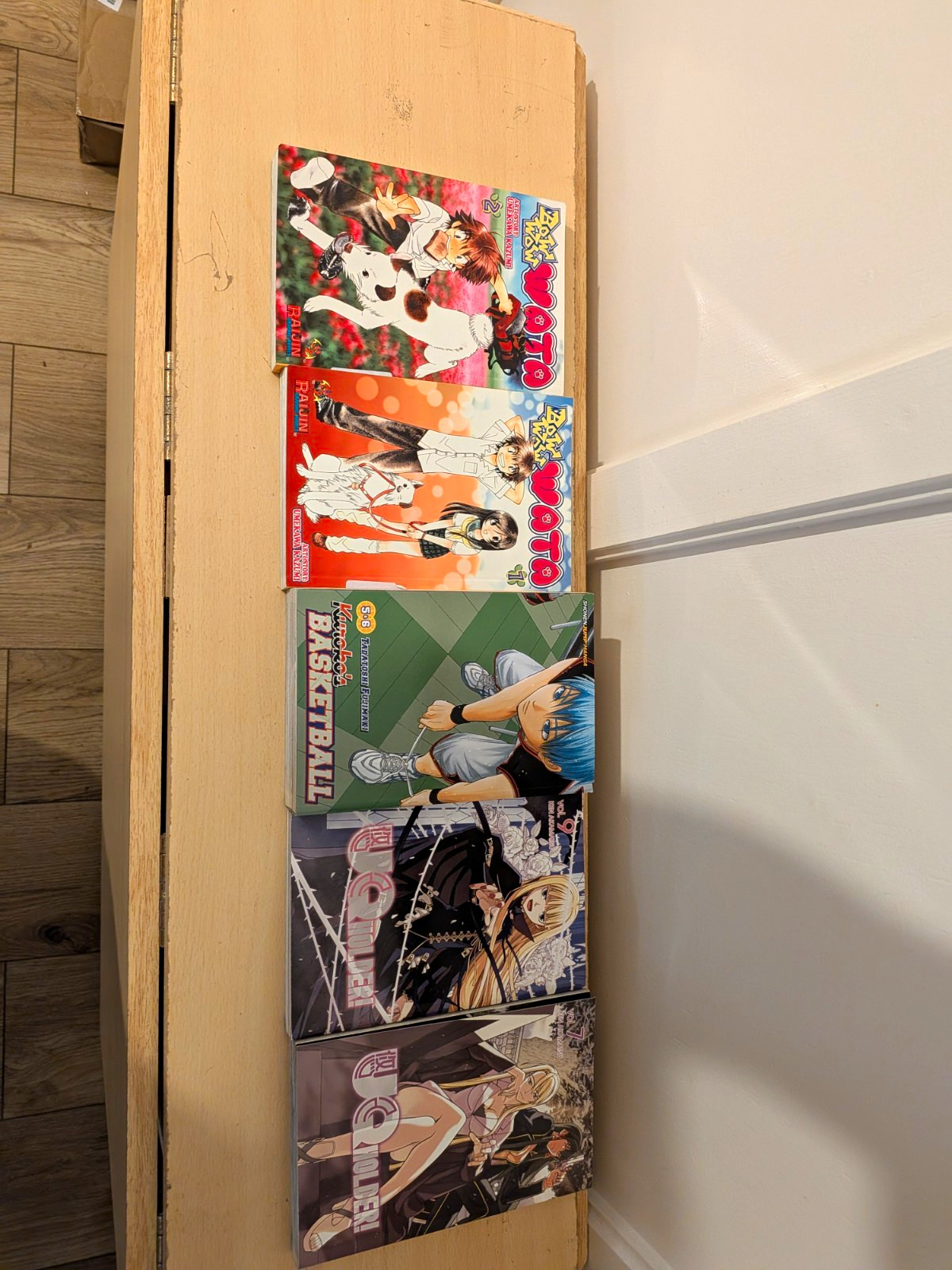 Manga Job Lot Bundle x5 Books - Kuroko's Basketball, UQ Holder!, Bow Wow Wata