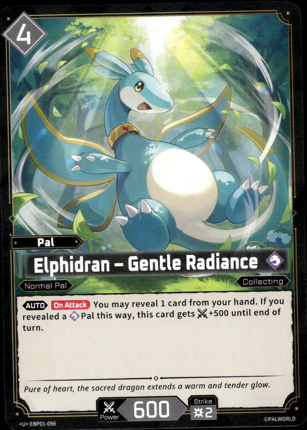 Elphidran - Gentle Radiance Non Comune BP01: Alba di Palpagos EBP01-098 NM