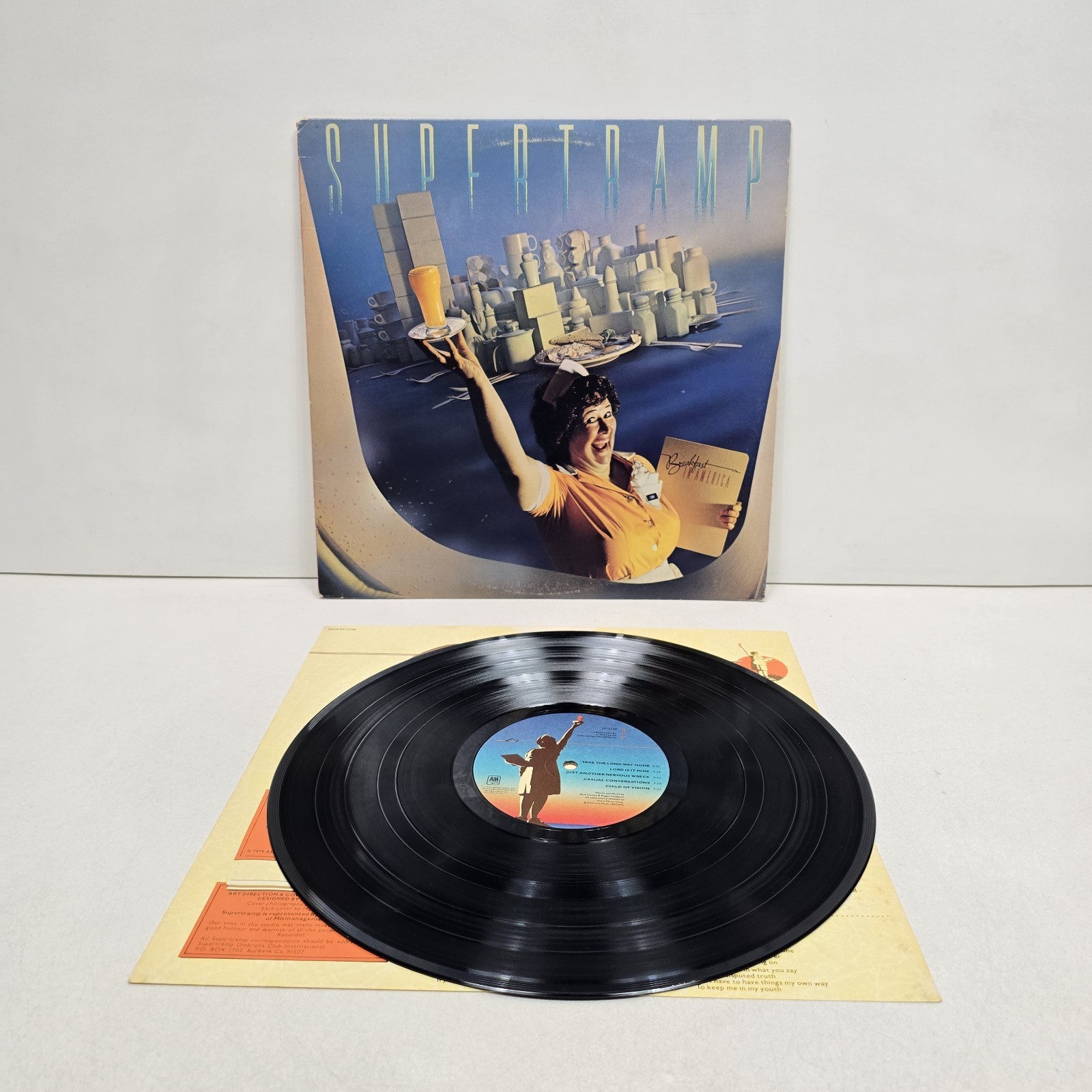 SUPERTRAMP - Breakfast In America - Vinyl LP 1979 A&M  SP-3708 