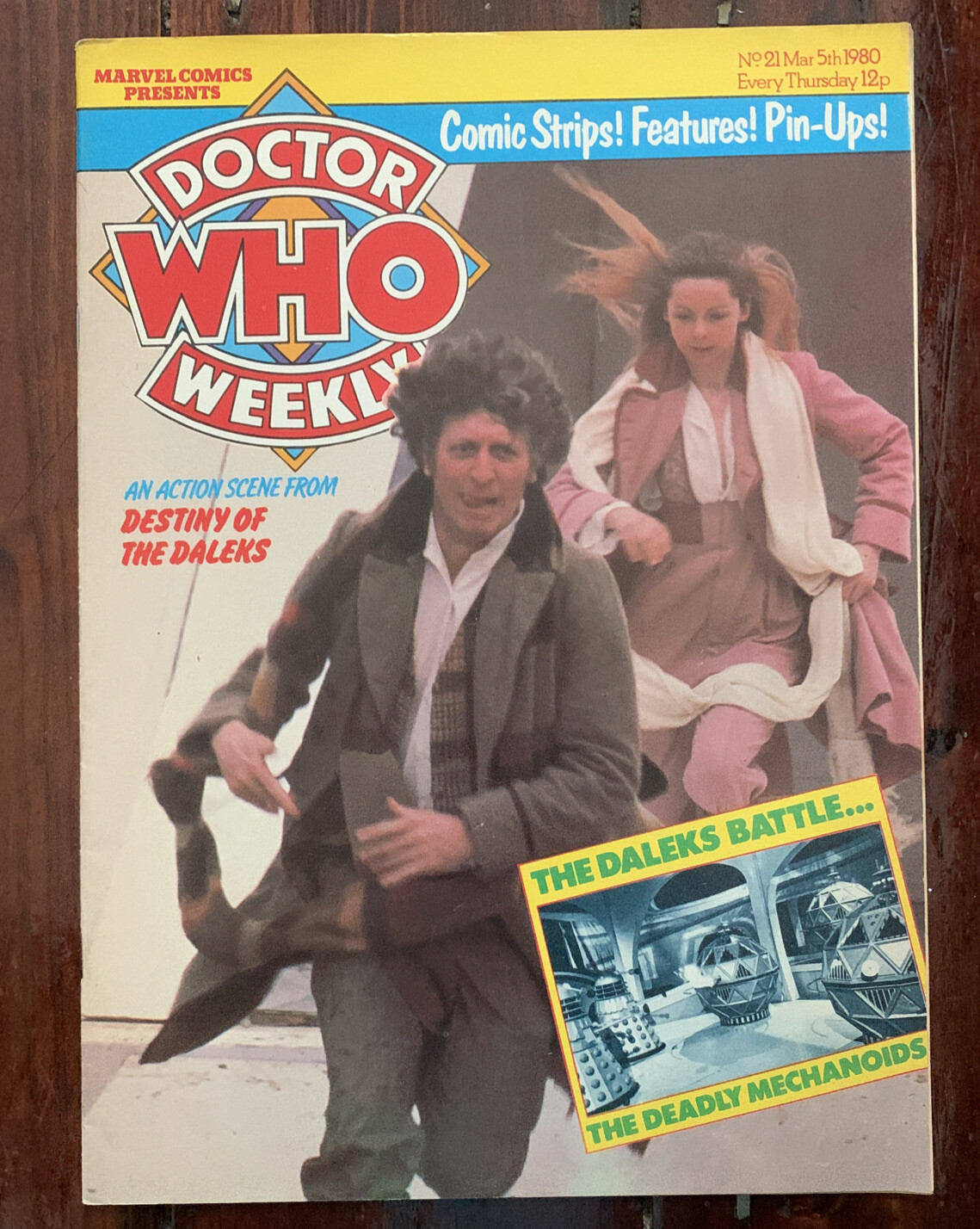 DOCTOR WHO WEEKLY 21 MARVEL COMIC UK 1980 3rd  BEEP THE MEEP STAR BEAST VGC