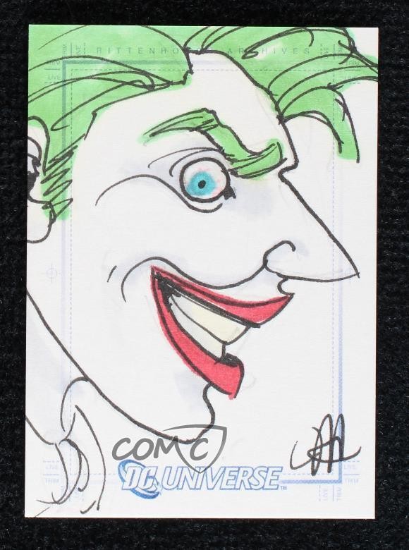 2007 Rittenhouse DC Legacy SketchaFEX 1/1 Unknown Artist Auto Sketch 1m1a