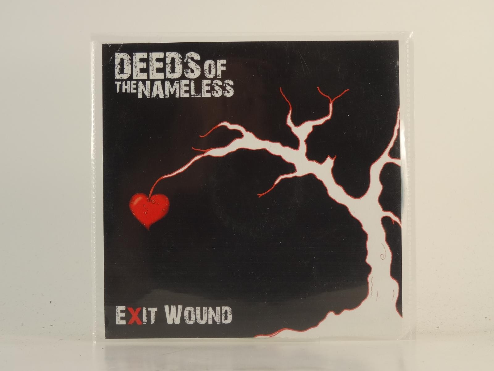 DEEDS OF THE NAMELESS EXIT WOUND (H1) 3 Track Promo CD Single including Picture 