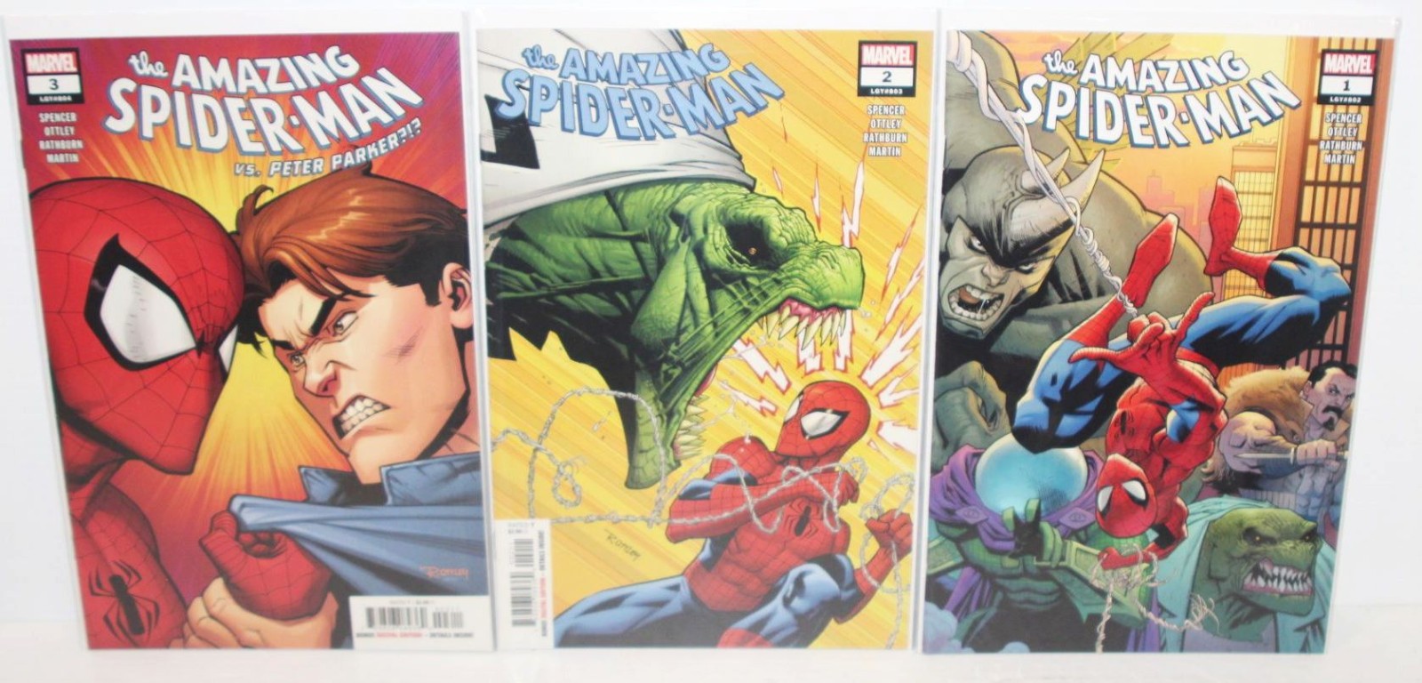 Amazing Spider-Man #1-3 Marvel 2018 Series Nick Spencer Ryan Ottley A Covers