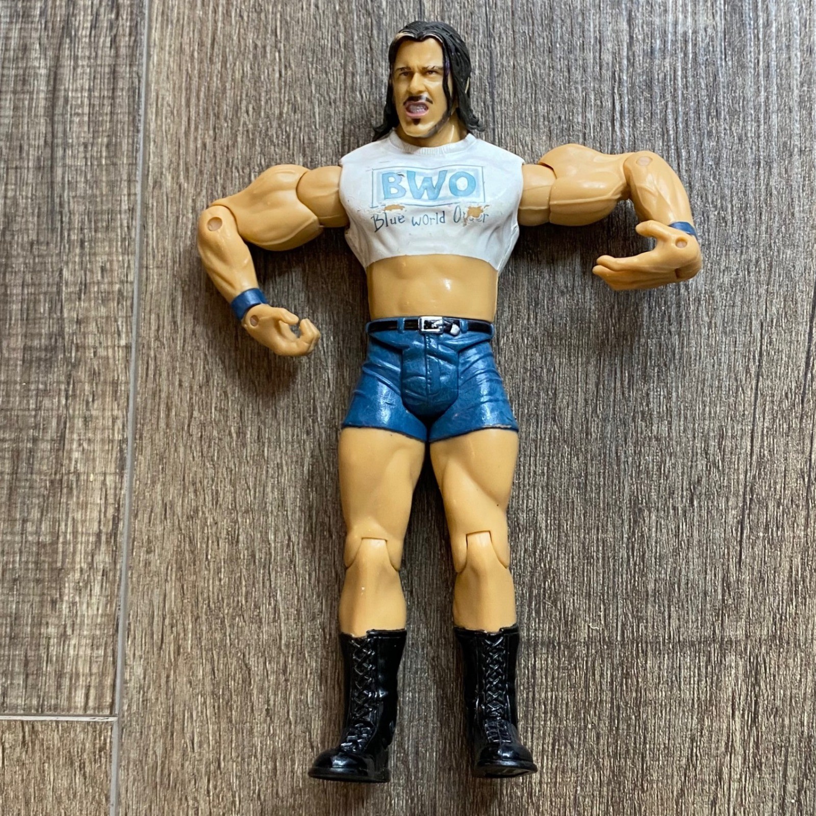 Jakks Pacific WWE bWo Stevie Richards Action Figure 2003 Blue World Order ECW