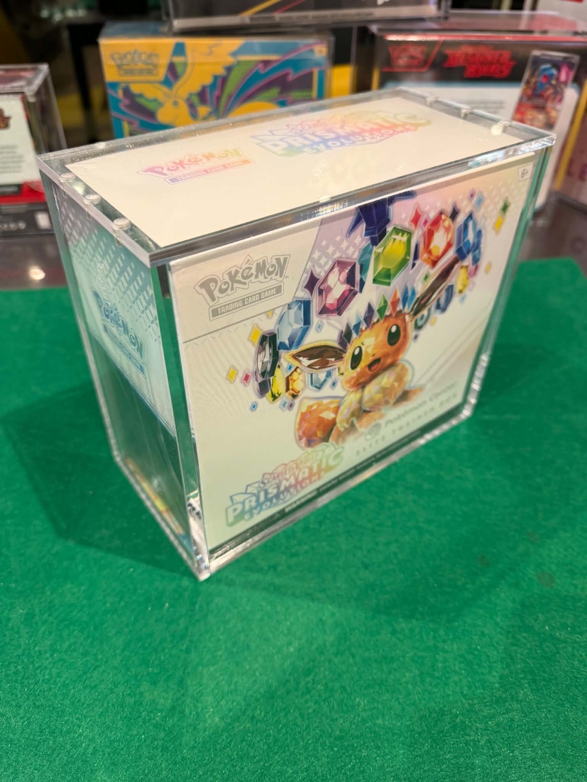 Prismatic Evolutions Pokemon Center Elite Trainer Box ETB - New Sealed With Case