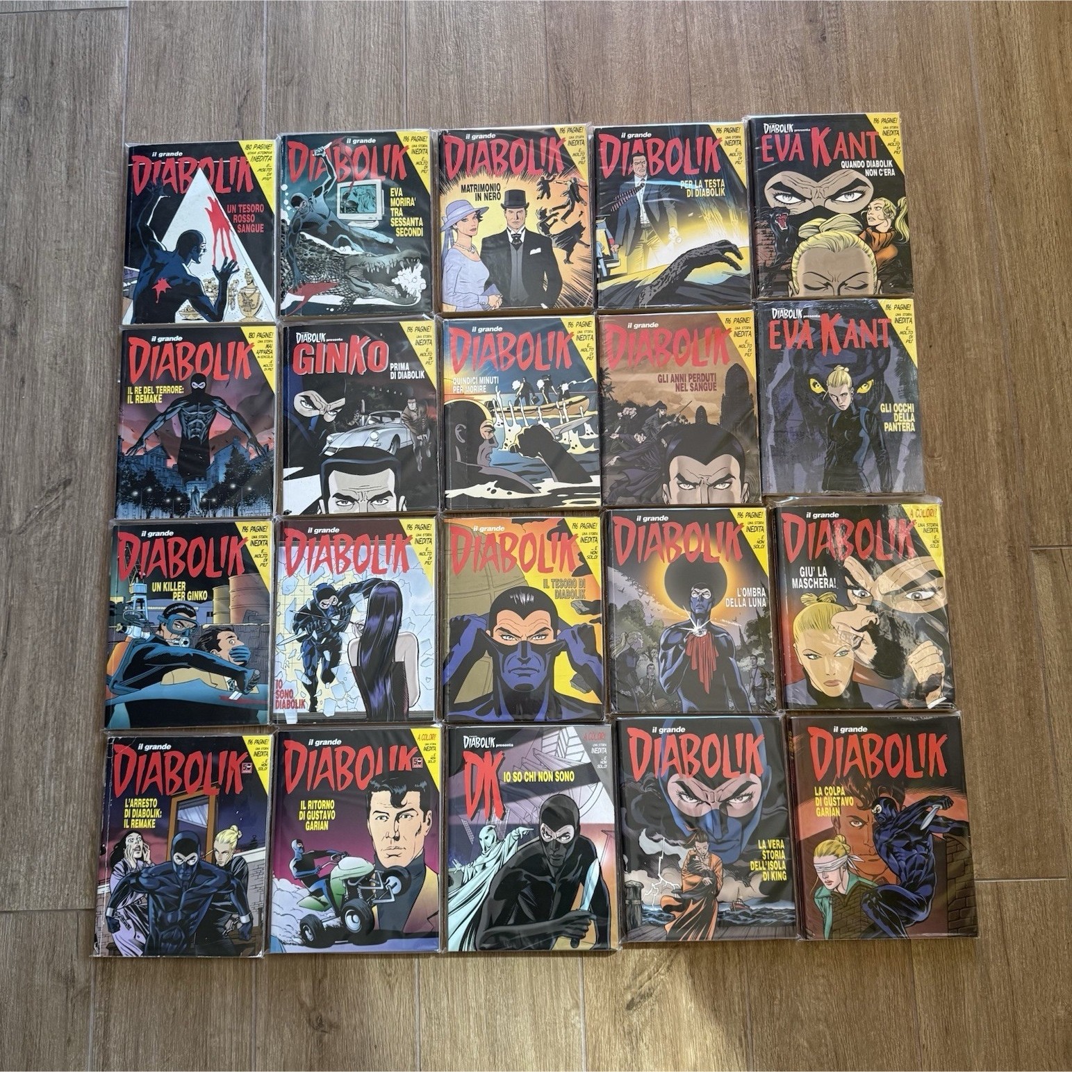 Lotto 26 fumetti Diabolik Il grande vintage
