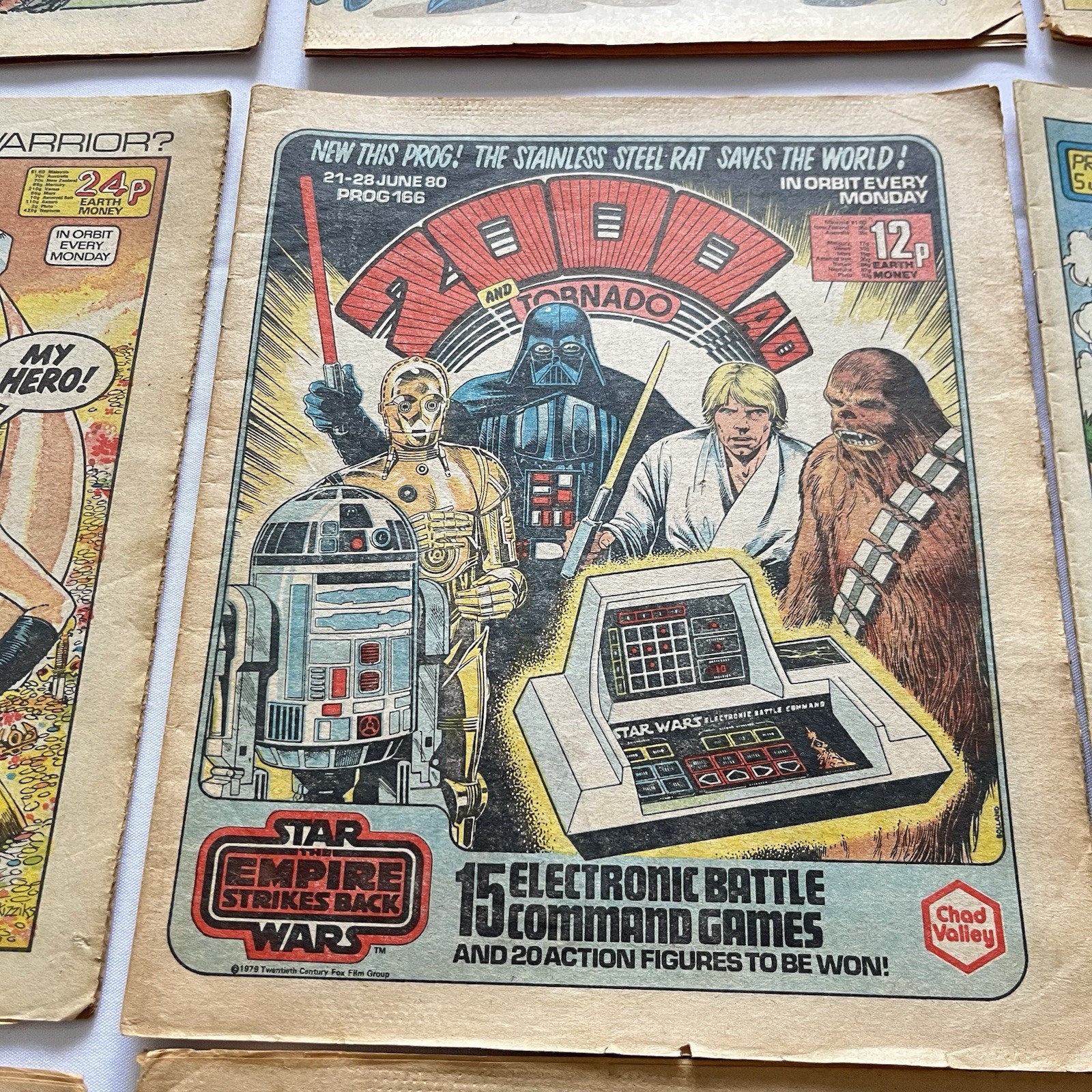 Vintage 2000 AD Judge Dredd Comic Book Mag X13Bundle Job Lot Collectable Sci-Fi