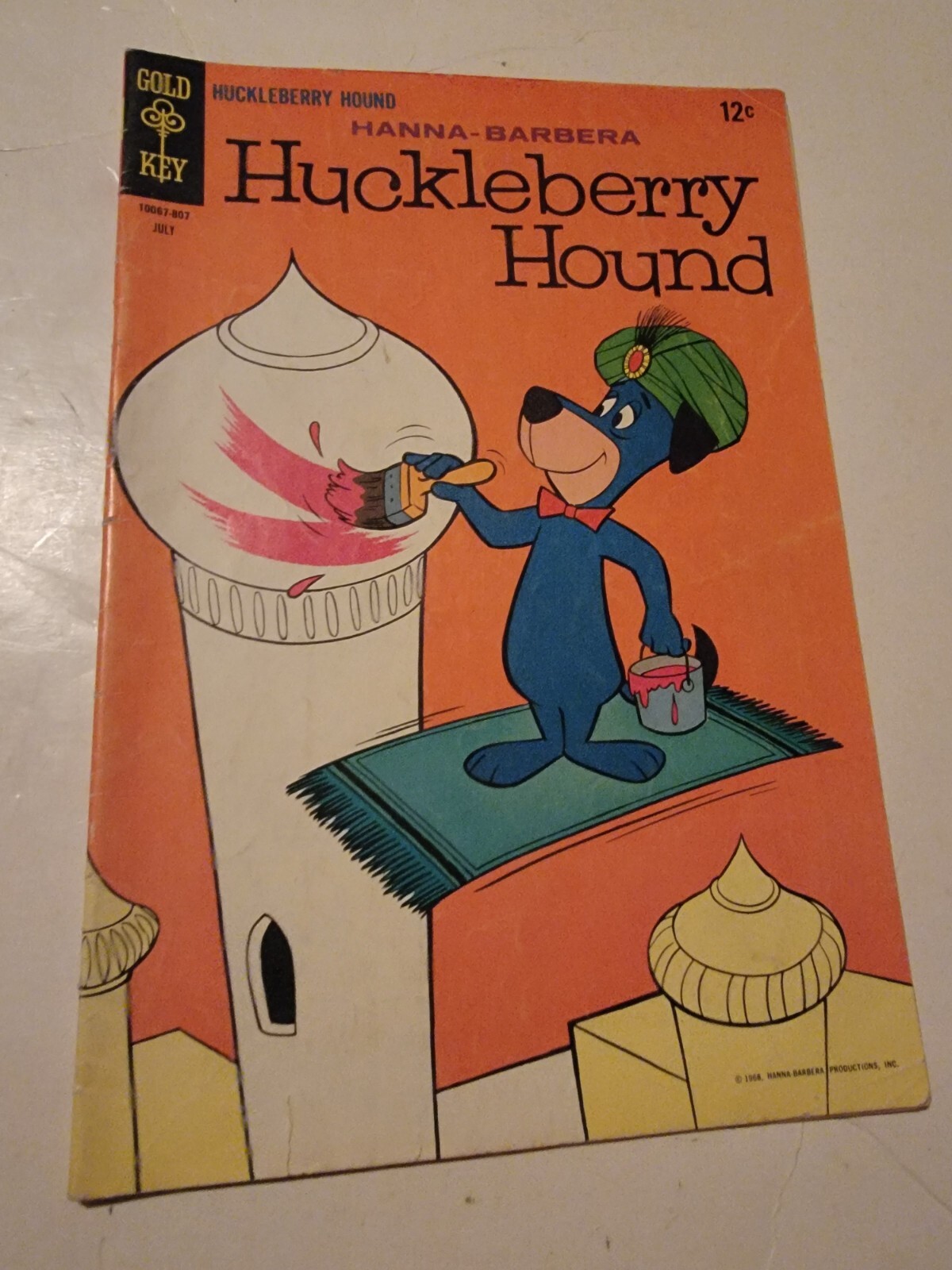 Dell Comics Huckleberry Hound Hanna Barbera 1968 anni 60 vintage