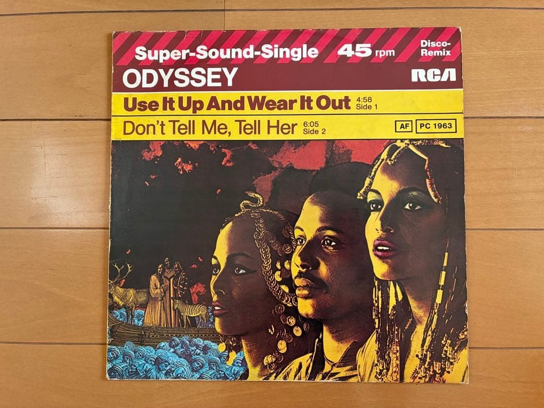 Odyssey Don't Tell Me, Tell Her 12" vinile singolo disco funk soul VG+