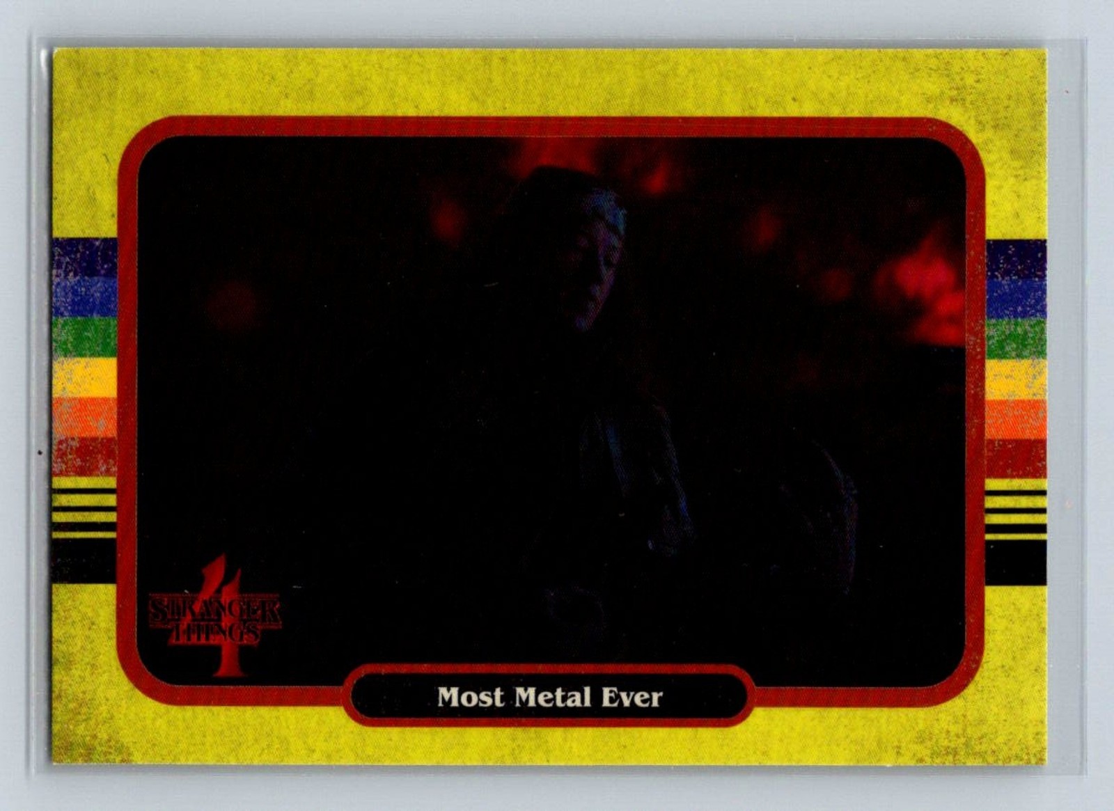2023 Stranger Things Season 4 Surfer Boy Pizza Yellow #89 Most Metal Ever